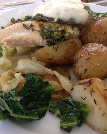  Kyckling med grönt o potatis