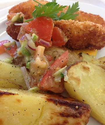 Kyckling och potatis