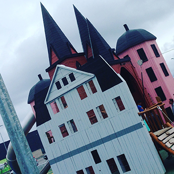 Modell av Uppsala som lekplats