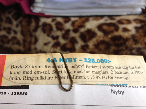 Annonsen 1994 på lght