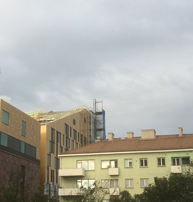 Hus på Kungsgatan i Uppsala