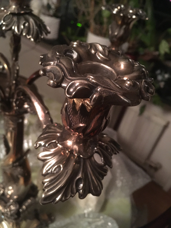 Kandelaber närbild Kandelaber närbild