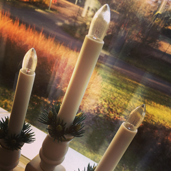 Otänd adventsljusstake el