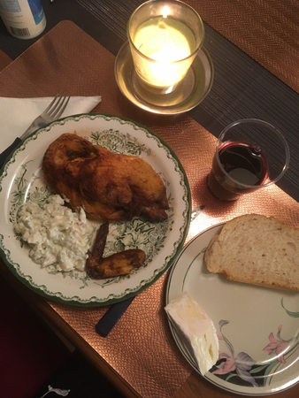 Middag med kyckling