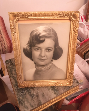 Mamma ungefär 15 år, cirka 1950-