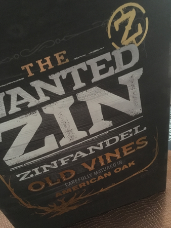 En bag-in-box av vinet The Wanted Zin