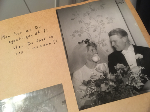 Mammakusinen B:s bröllop med A