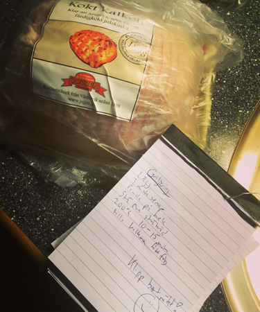 Julkalkon och recept på griljering