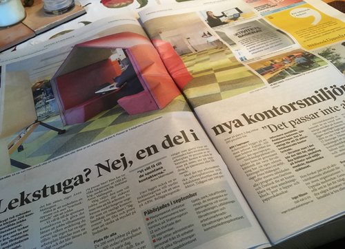 Kommunanställdas nya arbetsmiljö ser ut som lekstuga