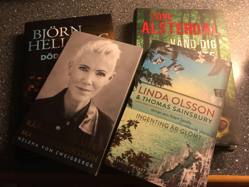 Böckerna Dödsdrycken Kärleken till livet Vänd dig inte om Ingenting är glömt