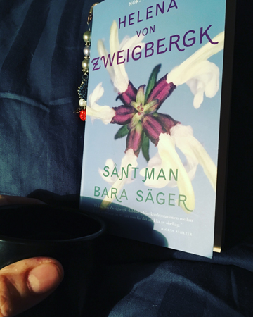 Kaffe och boken Sånt man bara säger