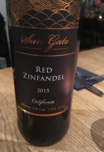Sun Gate Red Zinfandel 2015
