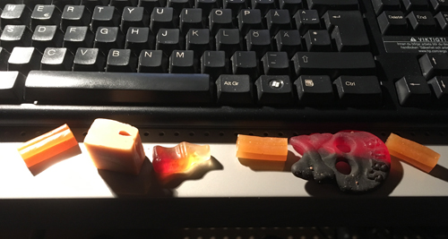 Godis vid tangentbordet