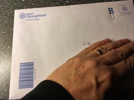 Brev från Region Östergötalnd
