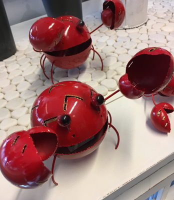 Krabbor prydnadssaker