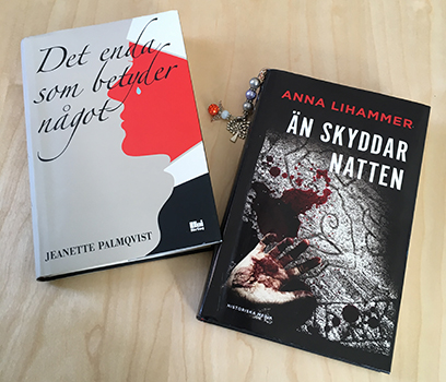 Böckerna Det enda som betyder något och Än skyddar natten