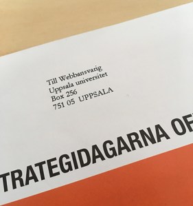 Webbansvarig Uppsala universitet