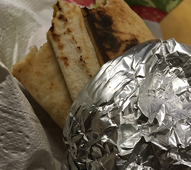 Falafelrulle från Dr Falafel