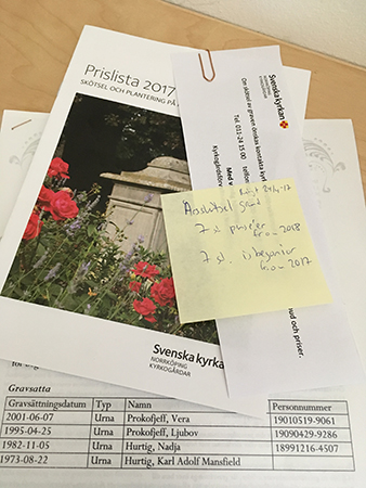  Gravskötsel Norrköping