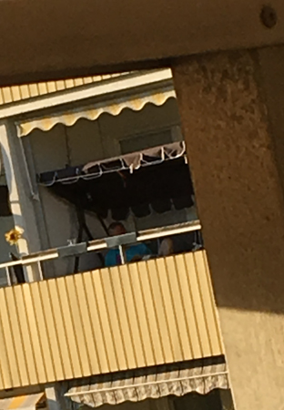 Hammock på balkongen