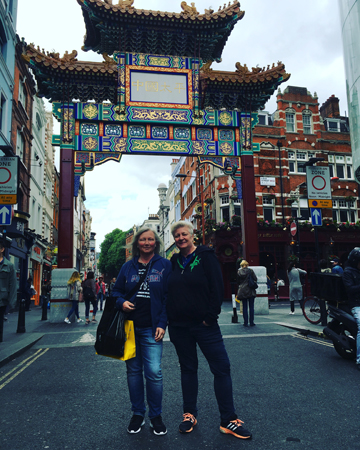 Anna och jag i Chinatown