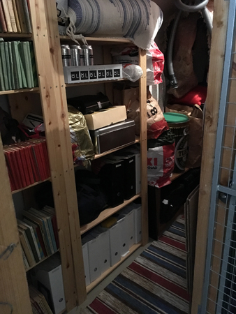 Välstädat förråd