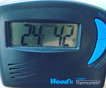 Temperatur och luftfuktighet på kontoret