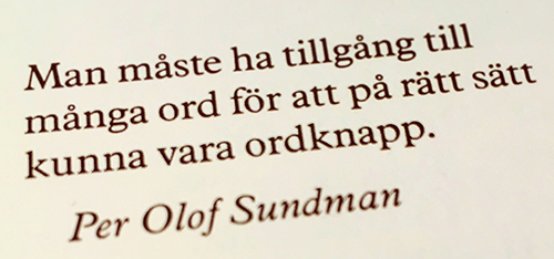 Citat PO Sundman Citat PO Sundman