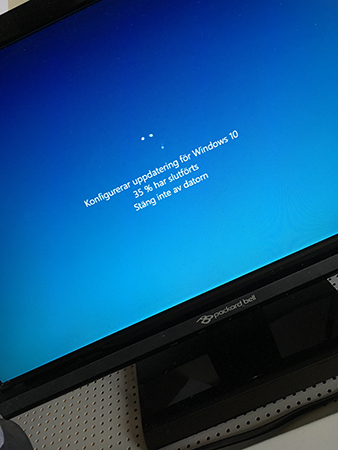 Windowsuppdatering till Win 10 Creator