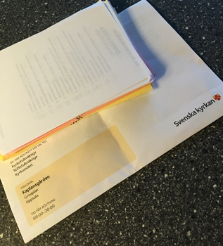 Röstkort kyrkovalet