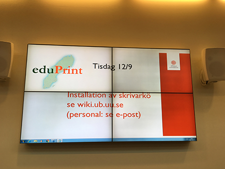 eduPrint på storskärm