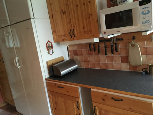 Bänken under micron rensad