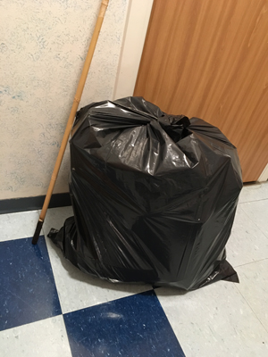 En säck krukväxter