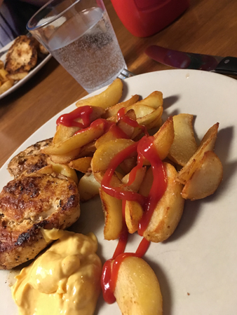 Kyckling och klyftor