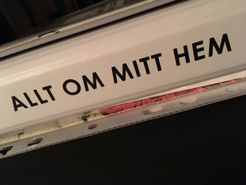Pärm Allt om mitt hem