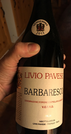 Livio Pavese Barbaresco 2011