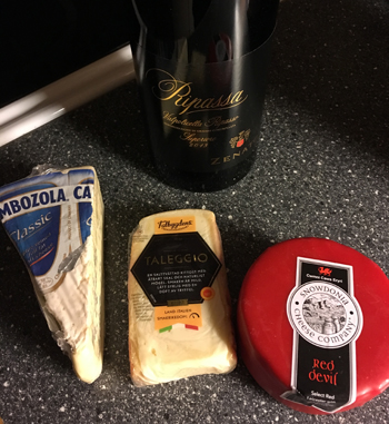 Tre ostar och Zenato Ripassa Superiore 2013