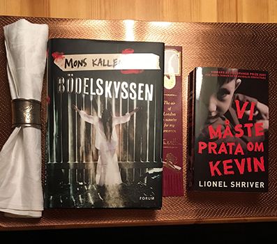 Böckerna Bödelskyssen och Vi måste prata om Kevin