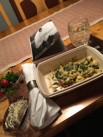 Måndagsmiddag på lunchrester