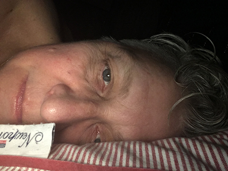 Toffelhuvudet på kudden