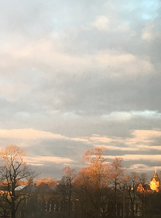 Novemberhimmel morgon