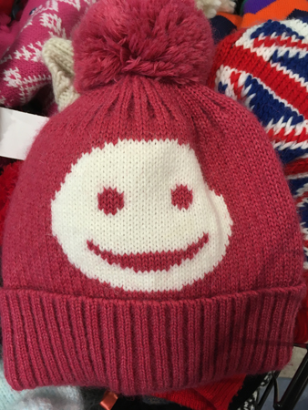 Mössa med smiley