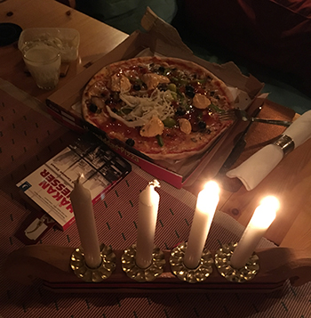 Pizza på andra advent