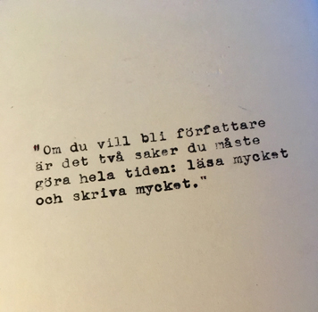 Citat om att bli författare