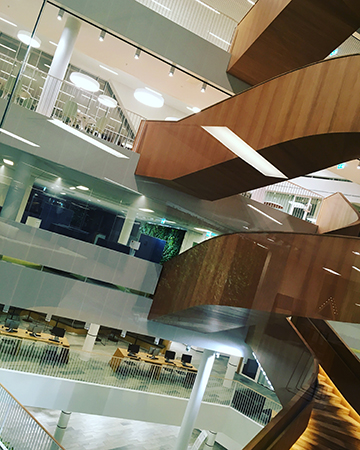 Trätrappan Trettondedagsafton 2018 på jobbet