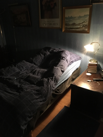 Gästsängen i sovrummet