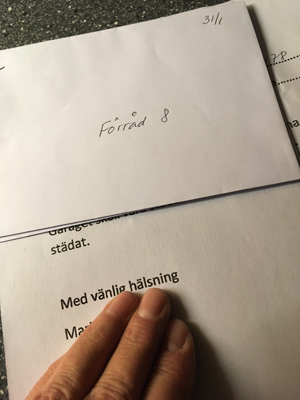 Kuvert för nycklar Kuvert för nycklar
