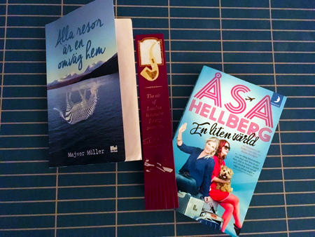 Böckerna Alla resor är en omväg hem och En liten värld