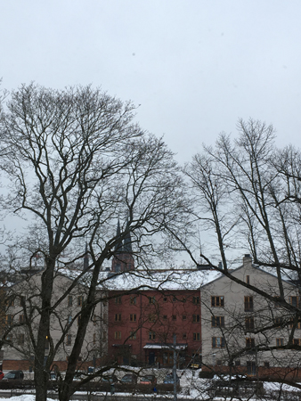 Utsikt från vår balkong