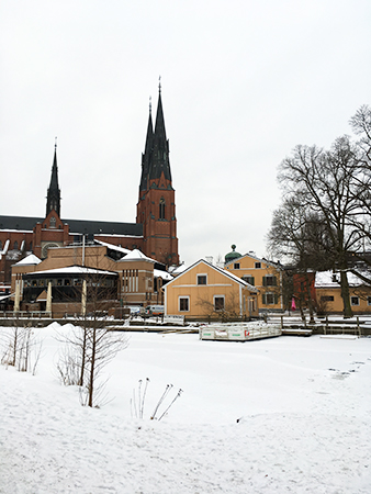 Domkyrkan sedd fr Ö Ågatan vinter